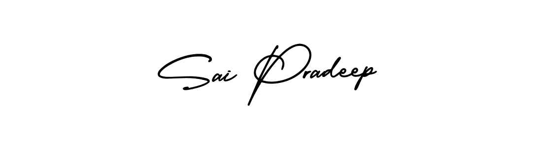 Sai Pradeep stylish signature style. Best Handwritten Sign (AmerikaSignatureDemo-Regular) for my name. Handwritten Signature Collection Ideas for my name Sai Pradeep. Sai Pradeep signature style 3 images and pictures png